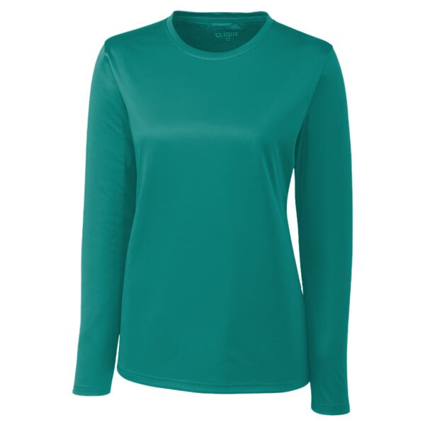 Clique Spin Eco Performance Long Sleeve Womens Tee Shirt Thumbnail