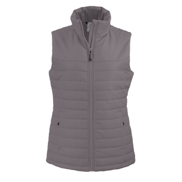 Clique Elevation Eco Full Zip Womens Puffer Vest Thumbnail