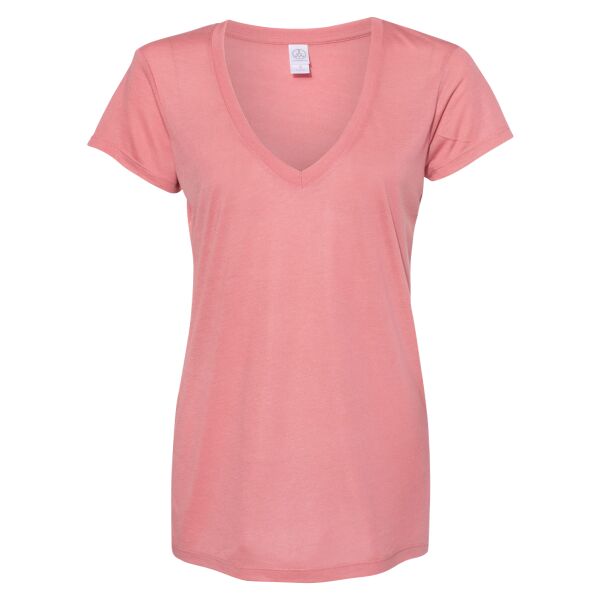Women's Slinky Jersey V-Neck Tee Thumbnail