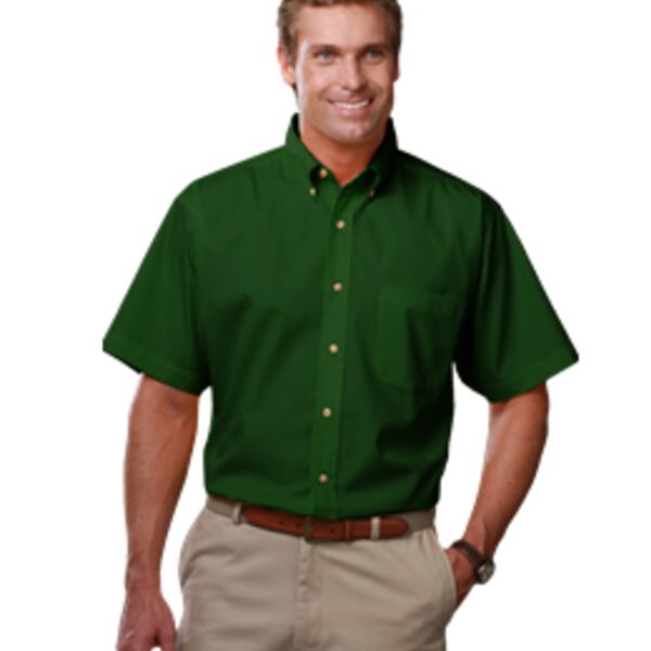 Blue Generation Men's Teflon Twill Short Sleeve Shirt Thumbnail