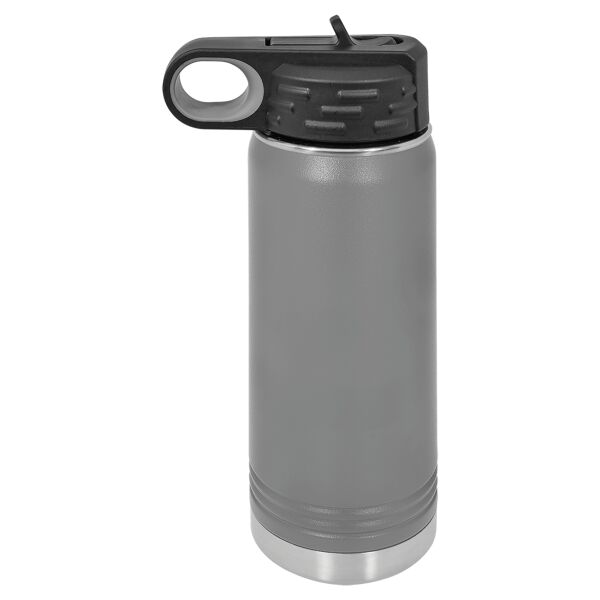 Polar Camel 20 oz. Dark Gray Water Bottle Thumbnail