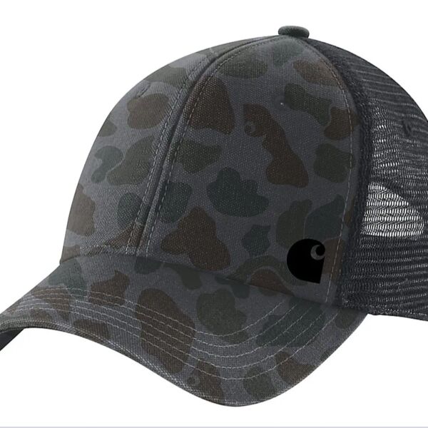 Canvas Mesh-Back Camo Cap Thumbnail