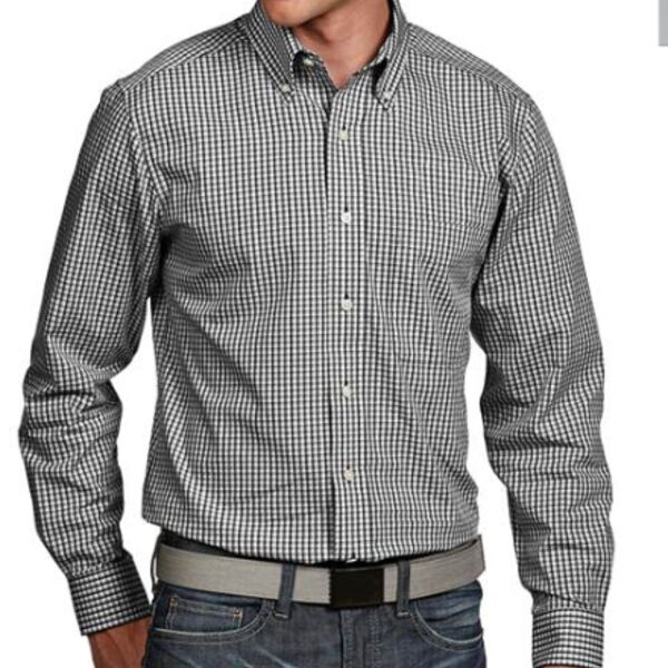 101062 Antigua Associate Mens Long Sleeve Plaid Thumbnail