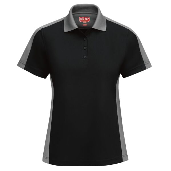 Women's Short Sleeve Performance Knit Two-Tone Polo Thumbnail