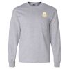 Ultra Cotton Long Sleeve T-Shirt with a Pocket Thumbnail