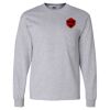 Ultra Cotton Long Sleeve T-Shirt with a Pocket Thumbnail